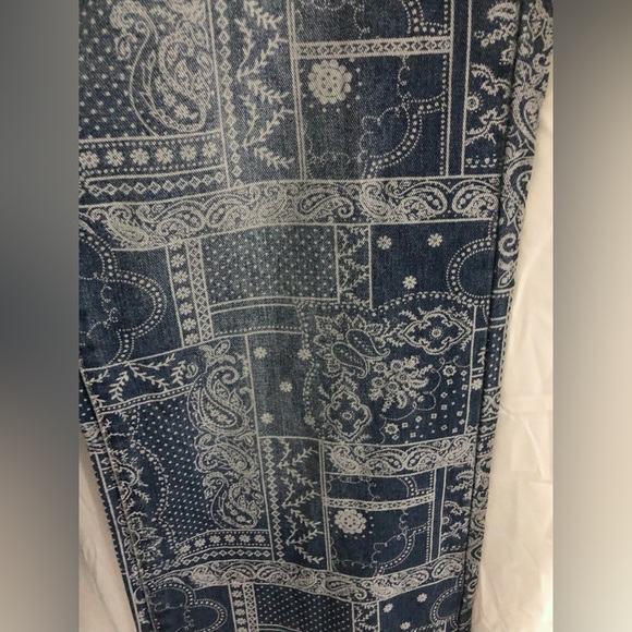 Boho printed wide leg jeans size 9/29 brand new - Picture 13 of 14